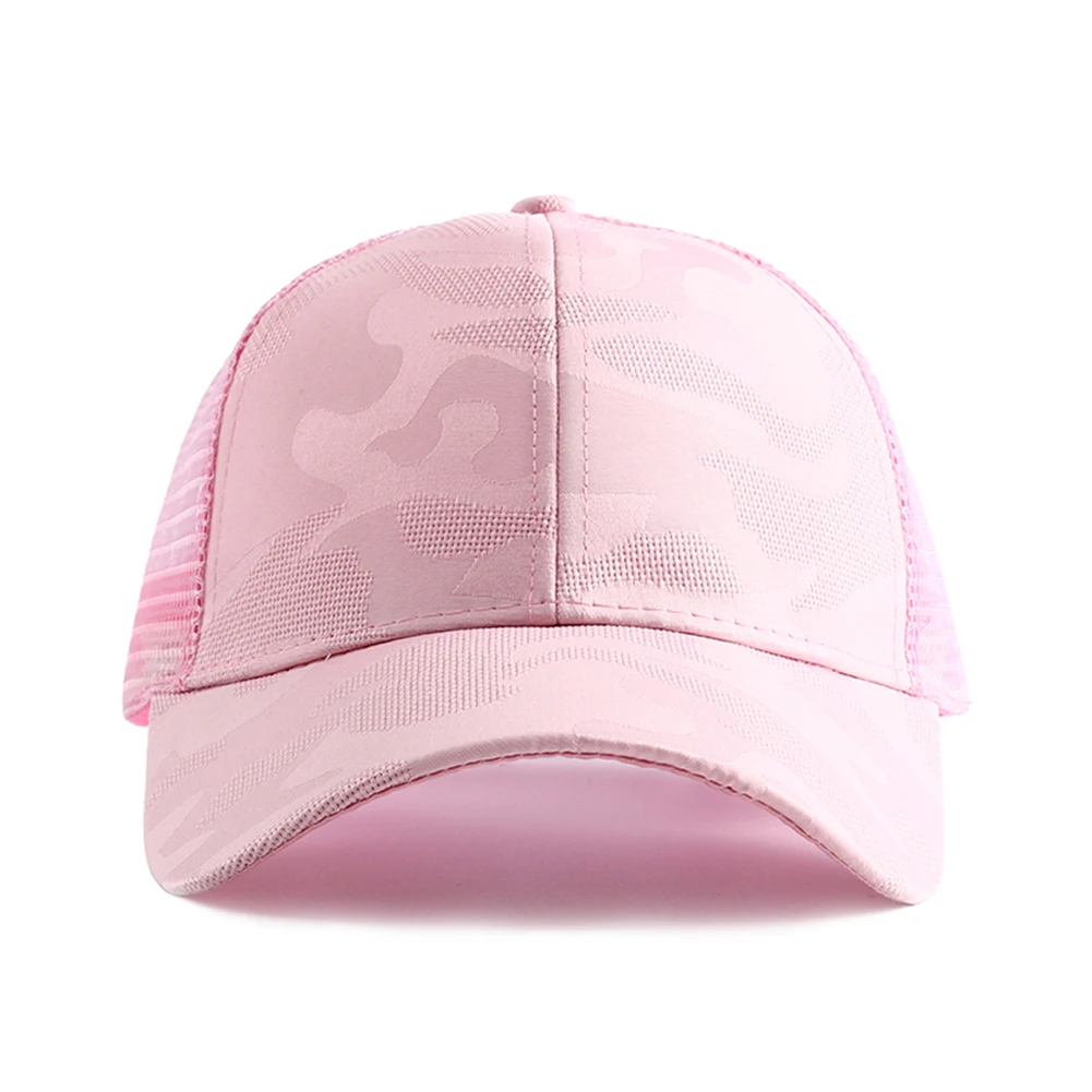 New Summer Camouflage High Ponytail Baseball Hat Running Sports Snapback Cap Female Outdoor Mesh Sun Visor Hats for Women Gorros