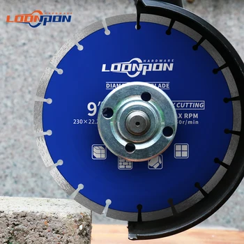 230mm 9" diamond dry cutting disc circular saw blade wheel for cutting marble concrete porcelain tile granite quartz stone concrete
