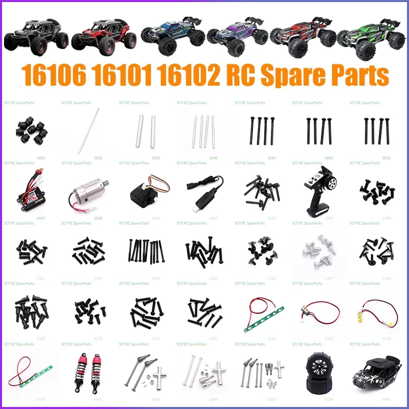 SCY 16106 16102 16103 16201 High Speed Racing  1/16 4WD 50Km/h  RC Car Original Spare Parts  Receiver Parts Kit 6047 6048 6049