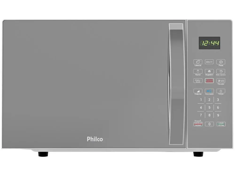 Philco 25L Silber verspiegelte Mikrowelle PMO28S – 110V
