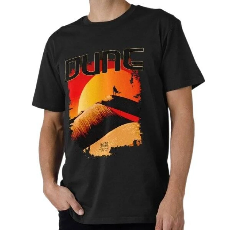 

DUNE The Movie. Just for fans Sic fi Gift t shirt 100% cotton printed Short-sleeve Graphic clothes All size Tops S-6XL
