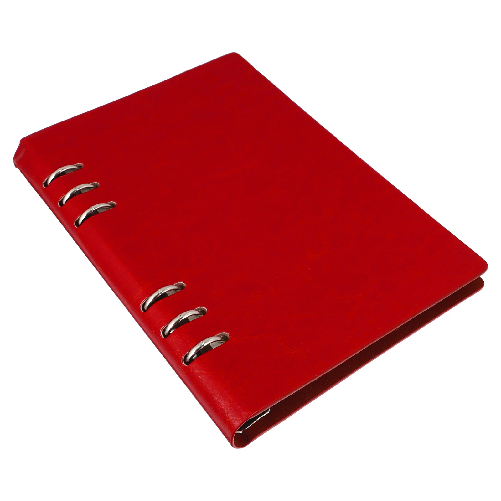 A5 Notebook Soft Cover Mini Red Detachable Spiral Bound Journal Pad 80 Pages Paper Suitable Pens Pencils Markers