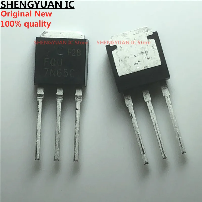 10 teile/los FQU7N65C 7N65C FQU7N65 7N65 ZU-251 7A/650V N-kanal MOSFET 100% neue importiert original 100% qualität