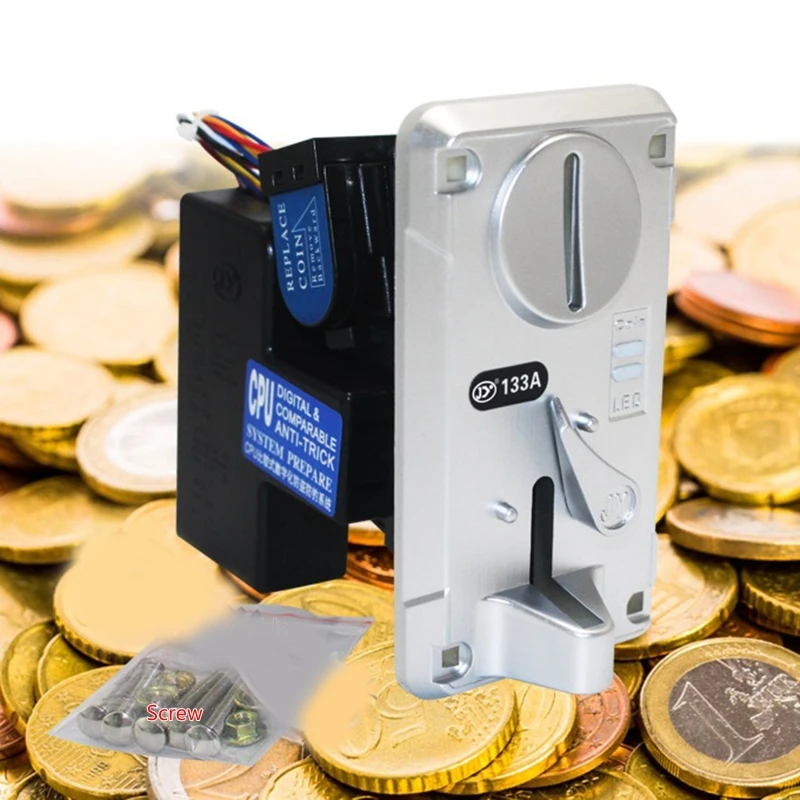 CPU Comparable Coin Acceptor Electronic Arcade Video Games Electronic Vending Machine Part Multiuse Select Message Chai