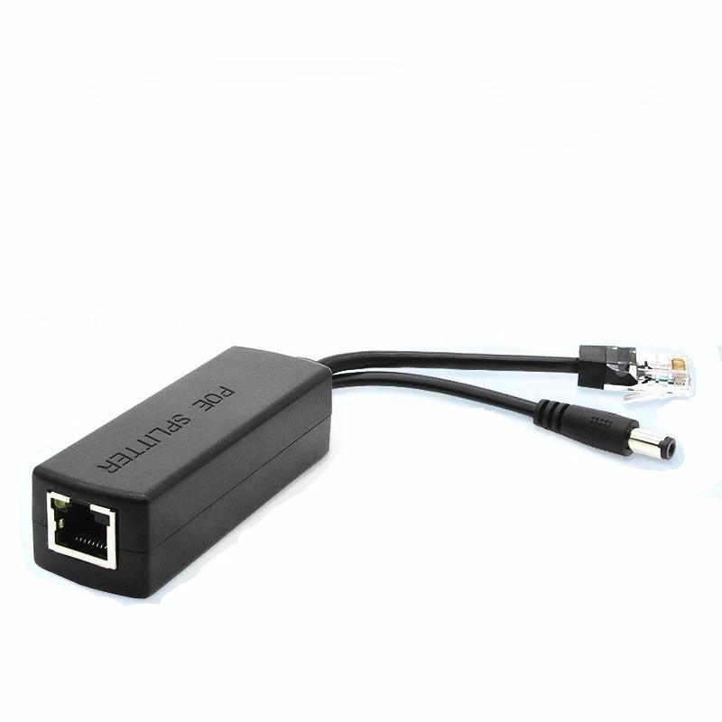2026 جديد جيجابت POE الفاصل 48 فولت إلى 5 فولت 12 فولت مايكرو USB/Type-C/DC 100/1000 ميجابت في الثانية الطاقة عبر إيثرنت مع كابل القطع POE المعزول #1