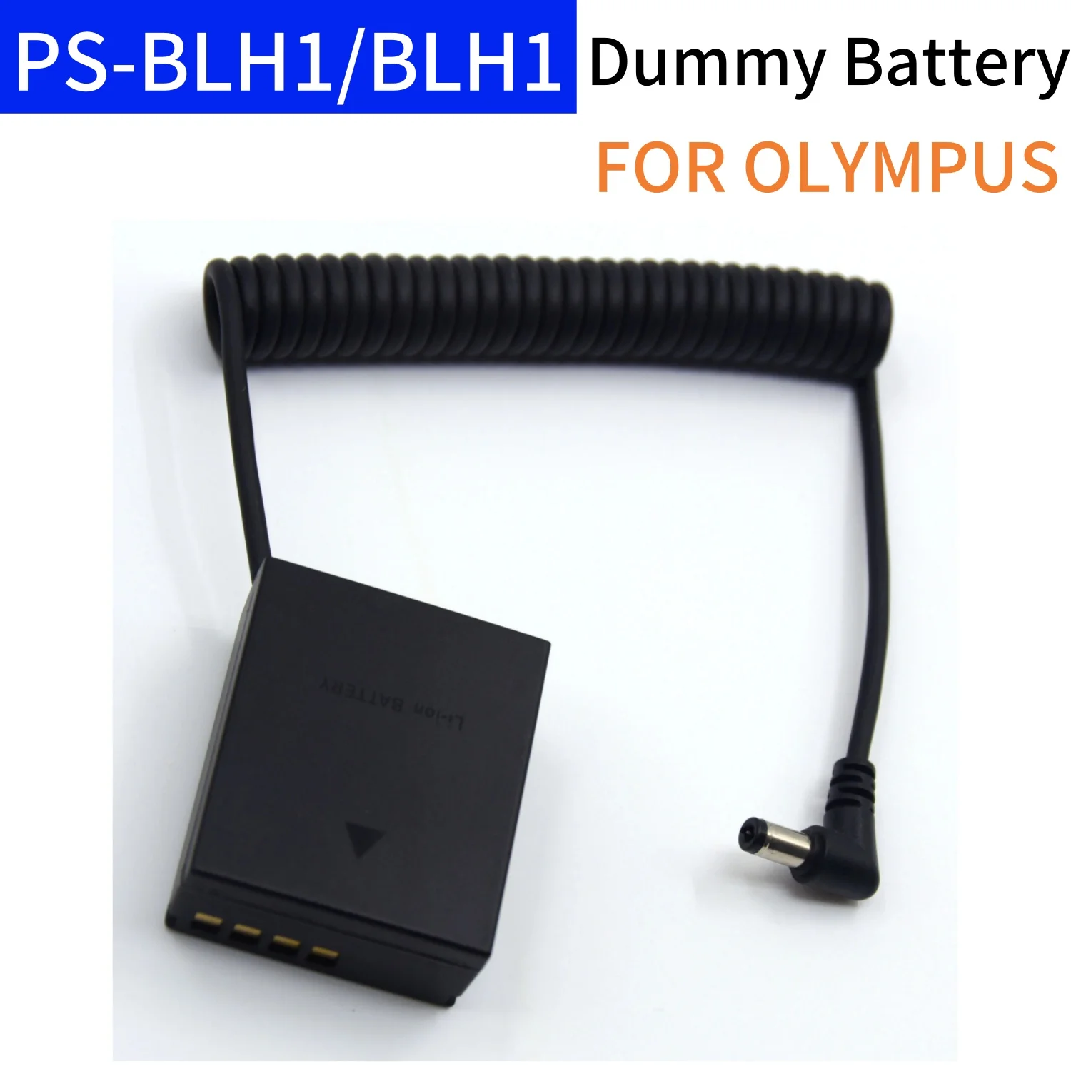 

PS-BLH1 PS BLH1Dummy Battery Spring Cable BLH-1 DC Coupler for Olympus E-M1X EM1 MARK-II EM1-2 Mark 2 Cameras