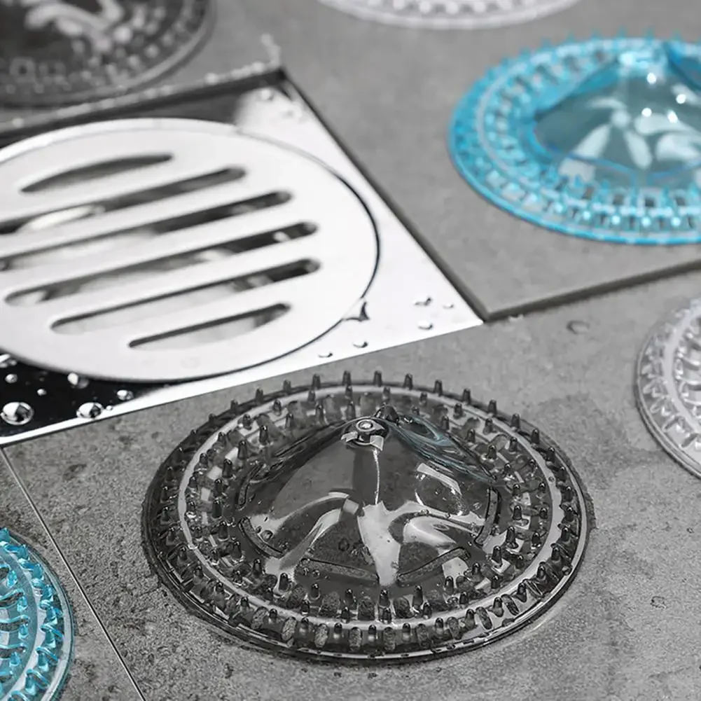 

Слив для пола в душе, 10 шт., крышка для слива в пол, простая установка, пробка для волос для ванной комнаты, кухонные раковины, эффективная для засорения