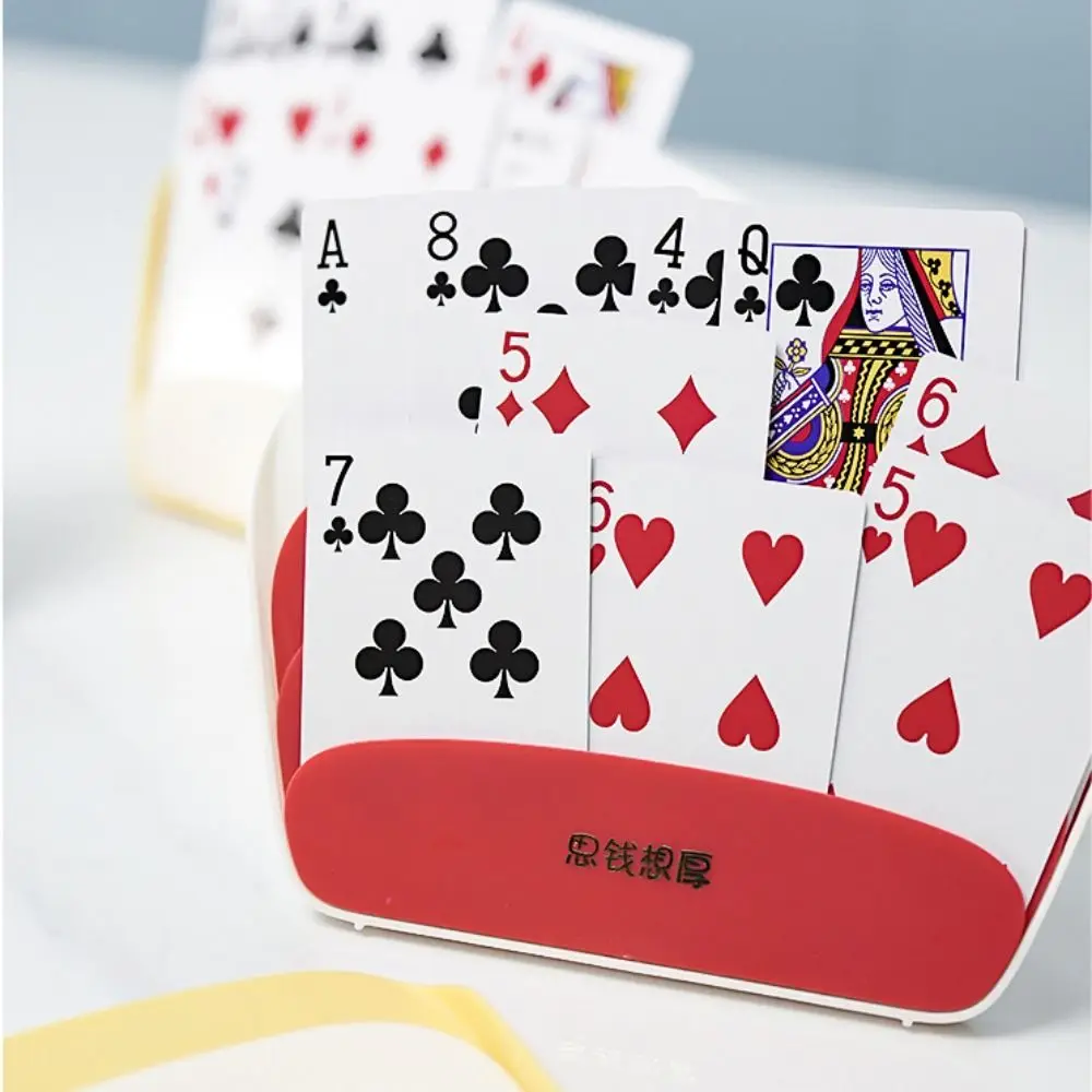 Helper Plastic Hands Free Playing Card Holder Hands-Free Portable Hands-Free Poker Rack Storage Clip