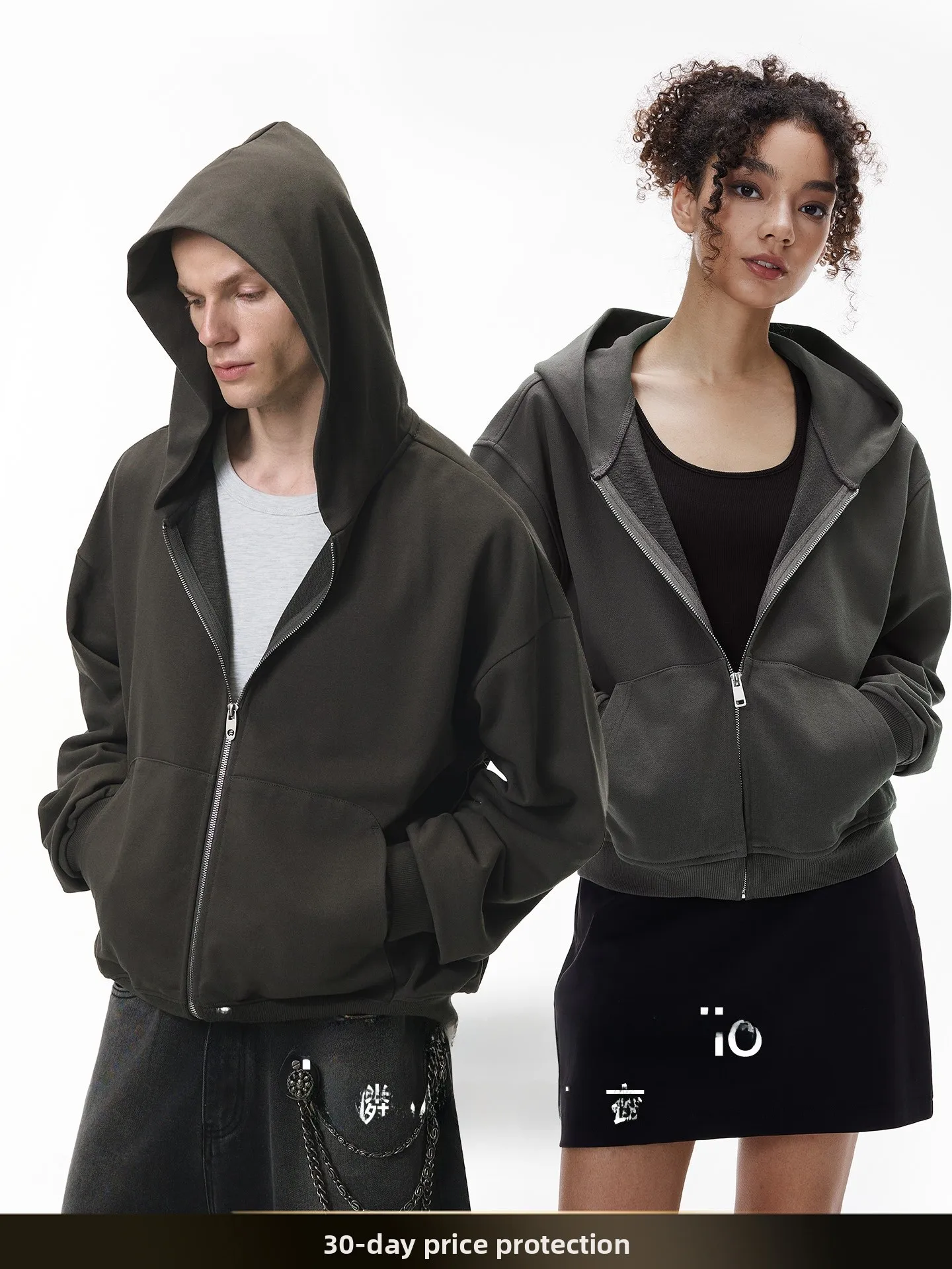 

Tidedboxy ort Knitted Hoodie Dragon Sc Zipper Loose Casual Jaet New Autumn Sle for Youth Warm Cotton Polyester Blend