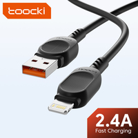 Toocki 2.4A USB Cable For Iphone 14 13 12 11 X  Chargers Fast Charge Charging Data Line Charger Baseus For iPad Wire Cord 3M