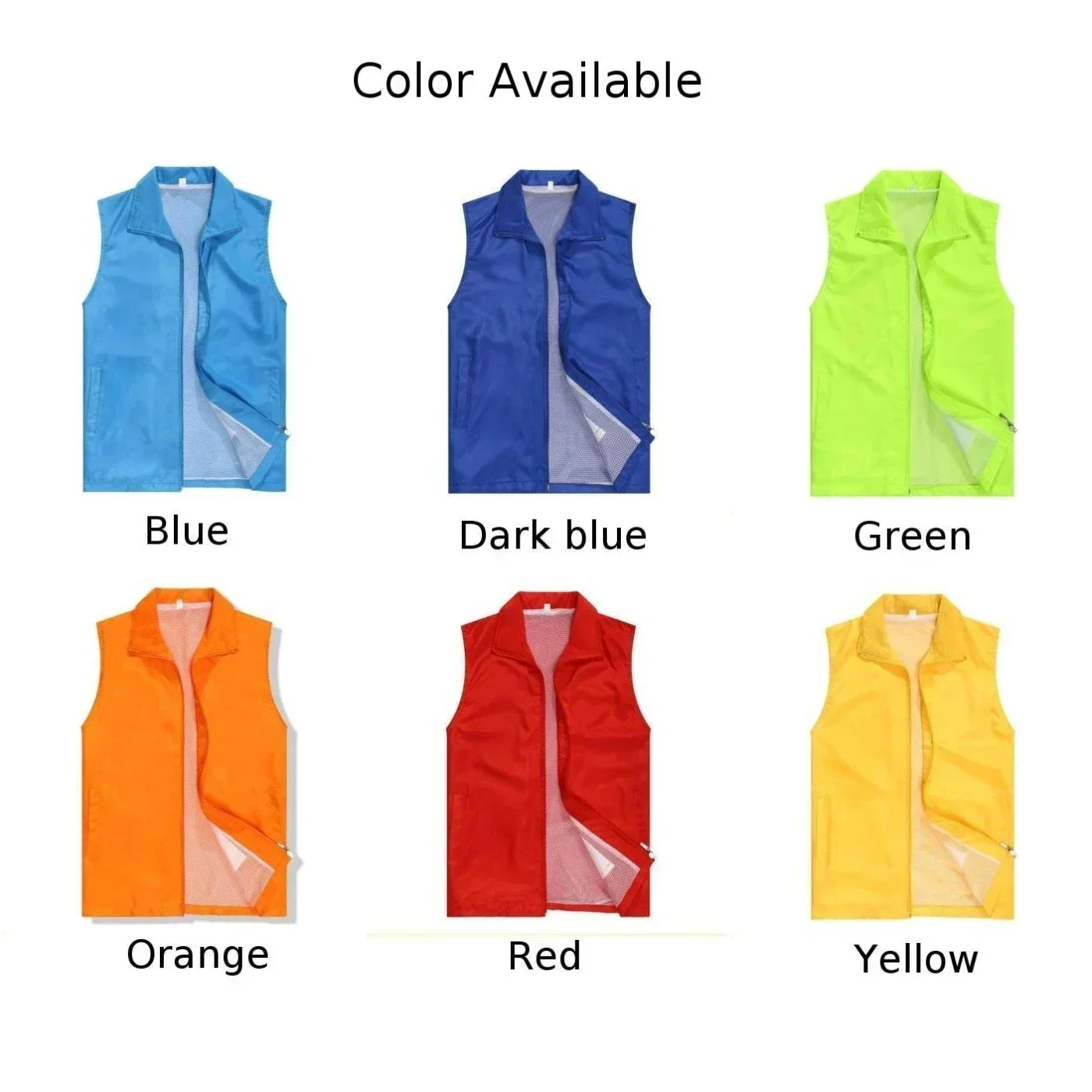Воздухопроницаемый жилет унисекс, повседневный жилет, рабочая одежда для активного отдыха