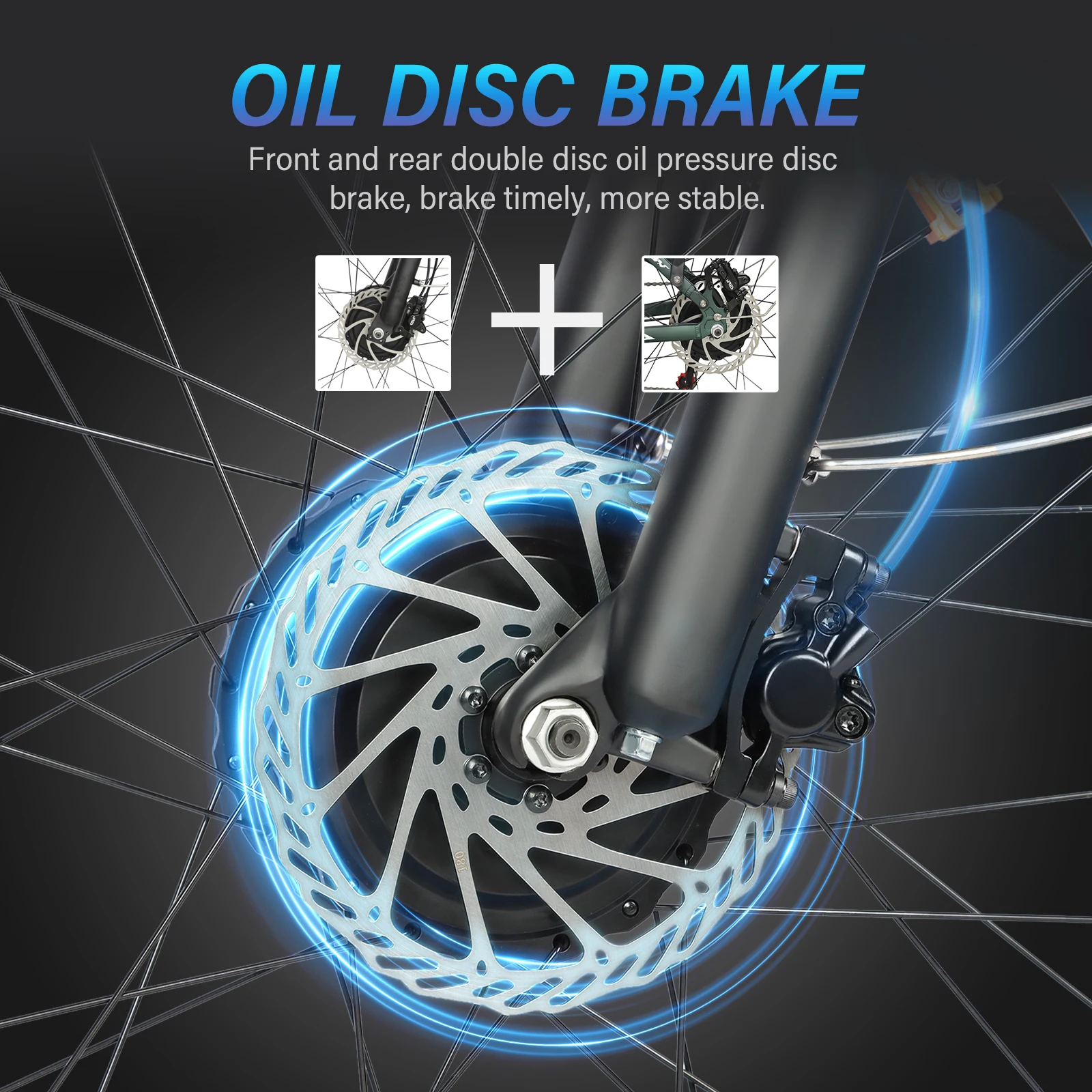 دراجة كهربائية جبلية DP2603 3000 واط محرك مزدوج 52 V32AH بطارية مدينة ركاب دورة كهربائية 26 بوصة الفرامل الهيدروليكية E-الدراجة الكبار #5