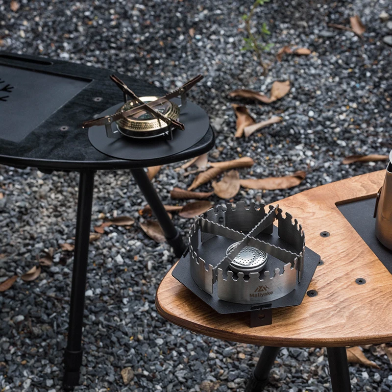 Mesa de centro de madera portátil con bolsa de almacenamiento, escritorio de té creativo plegable, soporte ligero para acampar, mesa de Picnic al