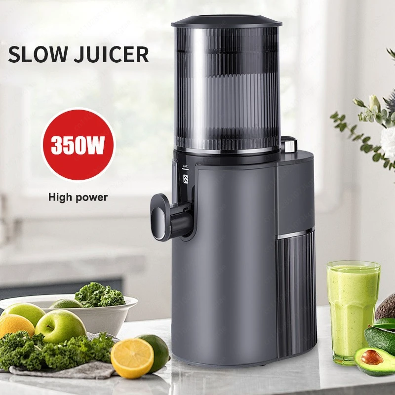 European standard large diameter household raw juice machine separation juicer slow multi-function juicer