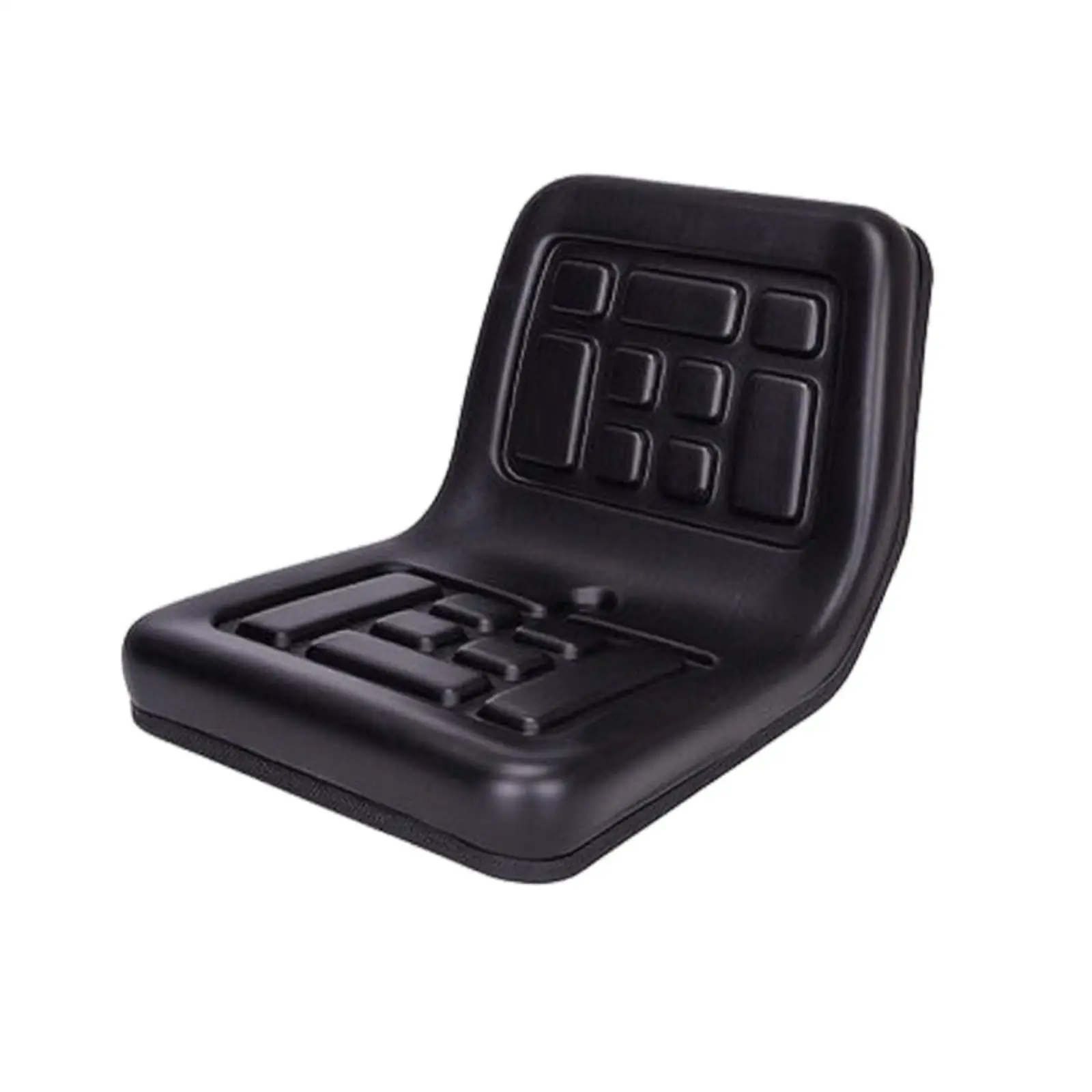 Low Profile Universal Tractor Seat for Lawn Mower Compact Machinery Cab Replacement