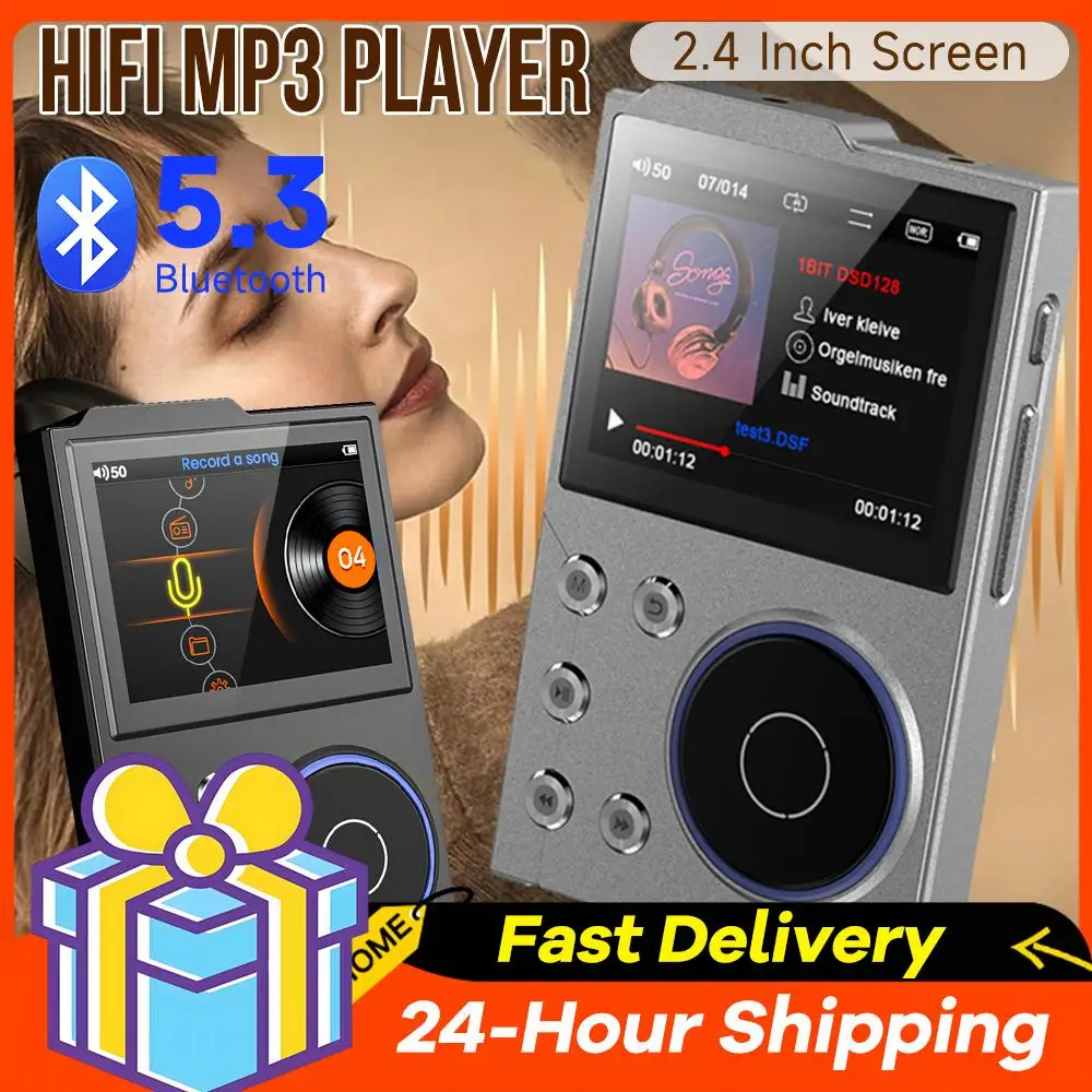 

Hi-Fi MP3-плеер с поддержкой DSD, цифровой аудиоплеер без потерь, портативный Hi-Fi аудиоплеер для музыки без потерь