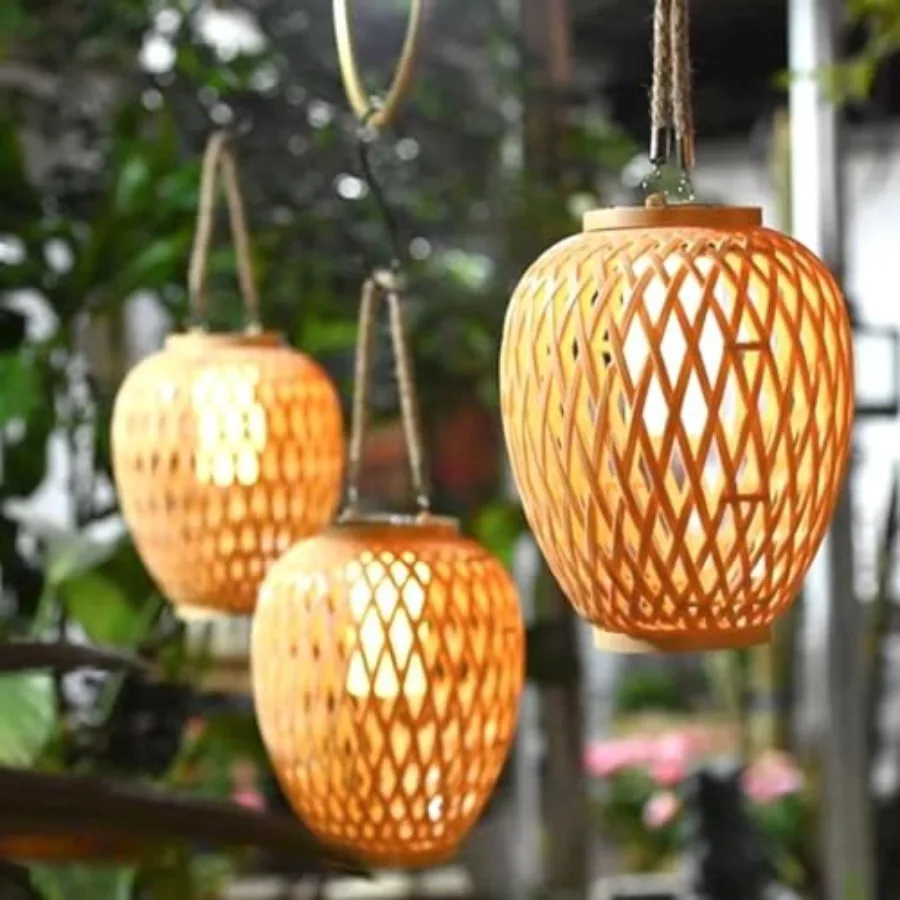 

Outdoor Solar Portable Light Imitation Weaving Solar Light Atmosphere Lantern Light Solar Lighting Garden Decorative Light for