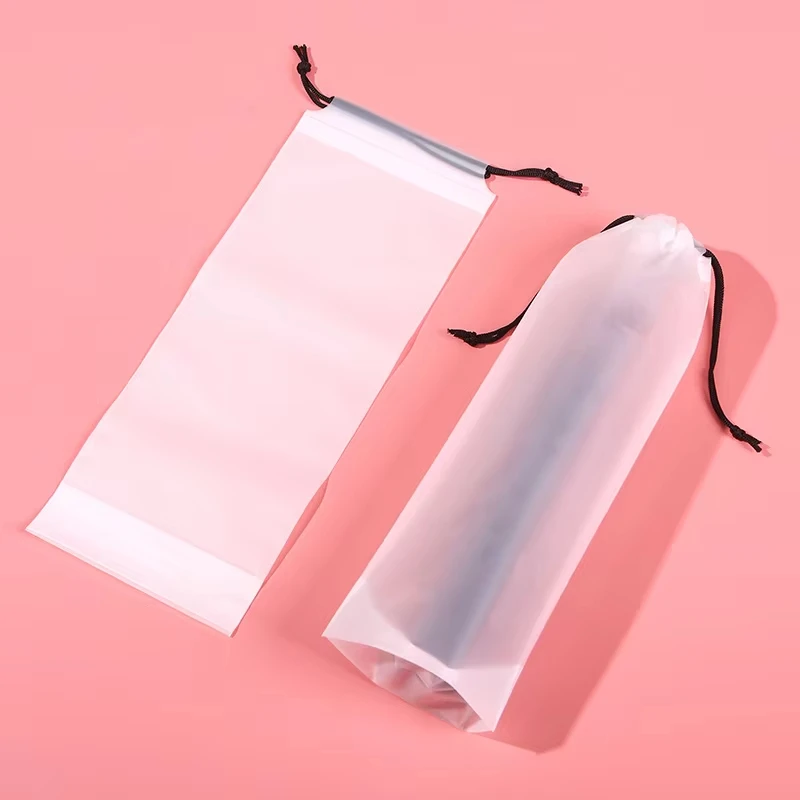 Packaging Bag Frosted Translucent Bundle Pull Rope Bag Yoga Mat Umbrella Storage Bag