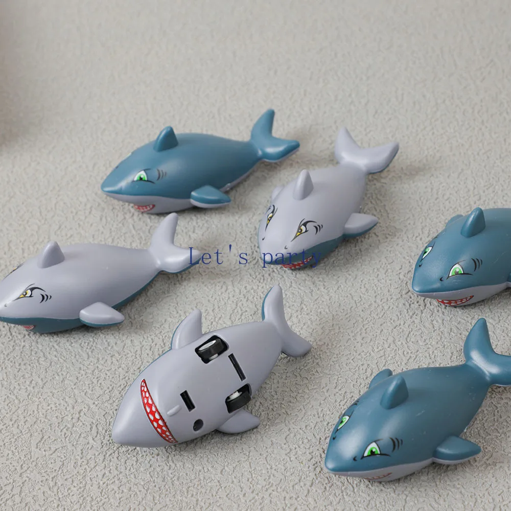 8Pcs Cartoon Ocean Shark Theme Pull Back Cars for Birthday Party Favors Back To School Gifts Goodie Bag Pinata Fillers