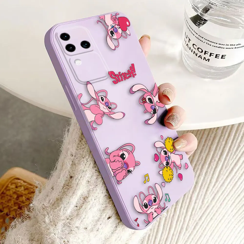 Naughty Koala Stitch Painting Phone Case For VIVO S1 S16 V15 V17 V20 V20ES V21 V23E V25 V27 V27E V29 V29E V30 V30E PRO PV23 5G