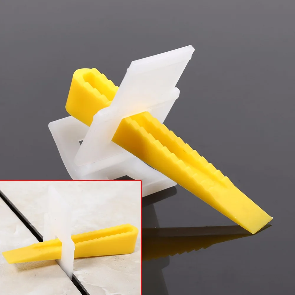 700pcs leveler spacer snap to attach ceramic tile adjuvant tool  tile leveling system tile spacers construction tools wall tiles
