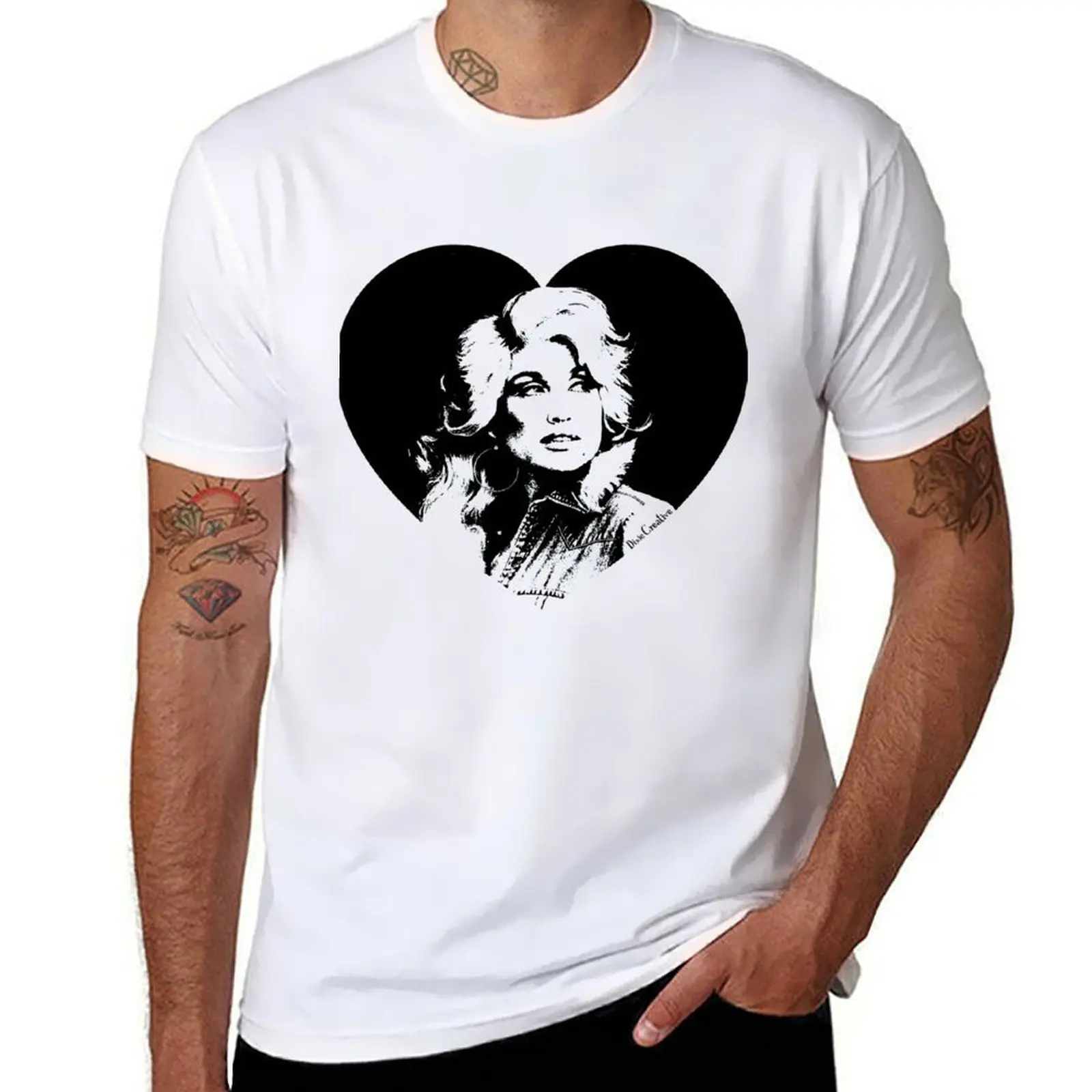 

Heart Dolly T-Shirt t shirt men 100% cotton luxury brand cotton t shirt man T-Shirt
