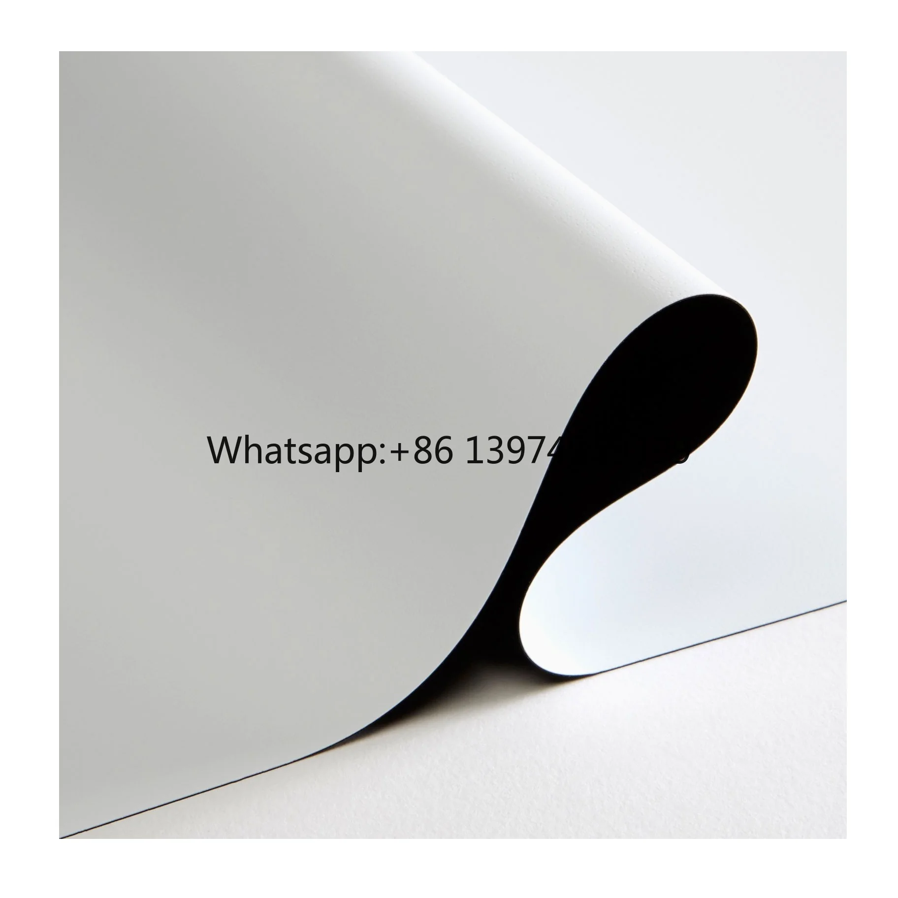 4.6x100m HD Grey Flexible Matte White 3D Silver Projector Screen Fabric Front and Rear Projection