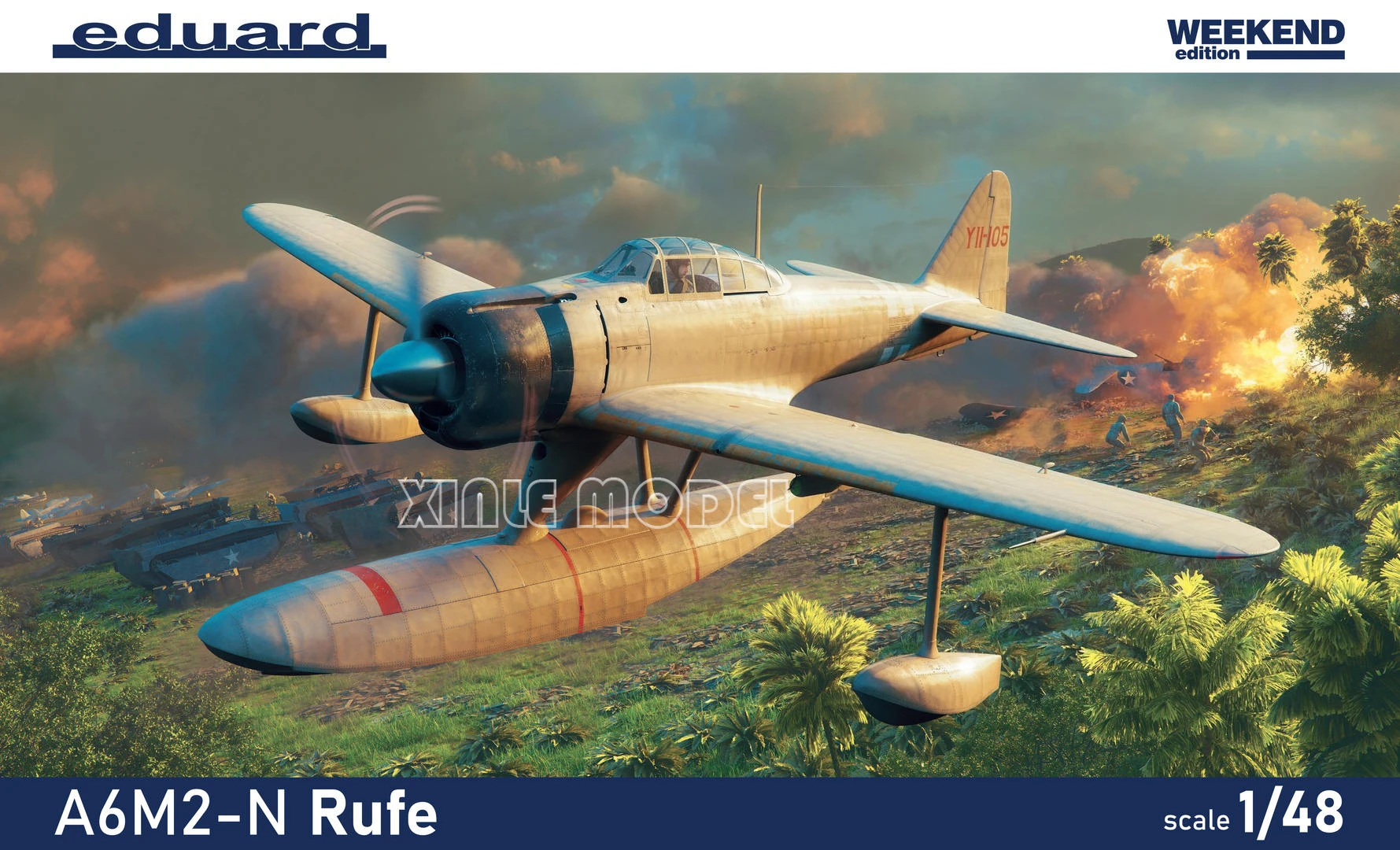 

Сборная модель Eduard: бомбардировщик-амфибия A6M2-N, масштаб 1/48.