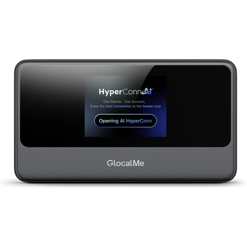

4G Portable Hotspot for Global Travel, Up to 390Mbps Speed, Supports 10 Devices, No SIM Card Required
