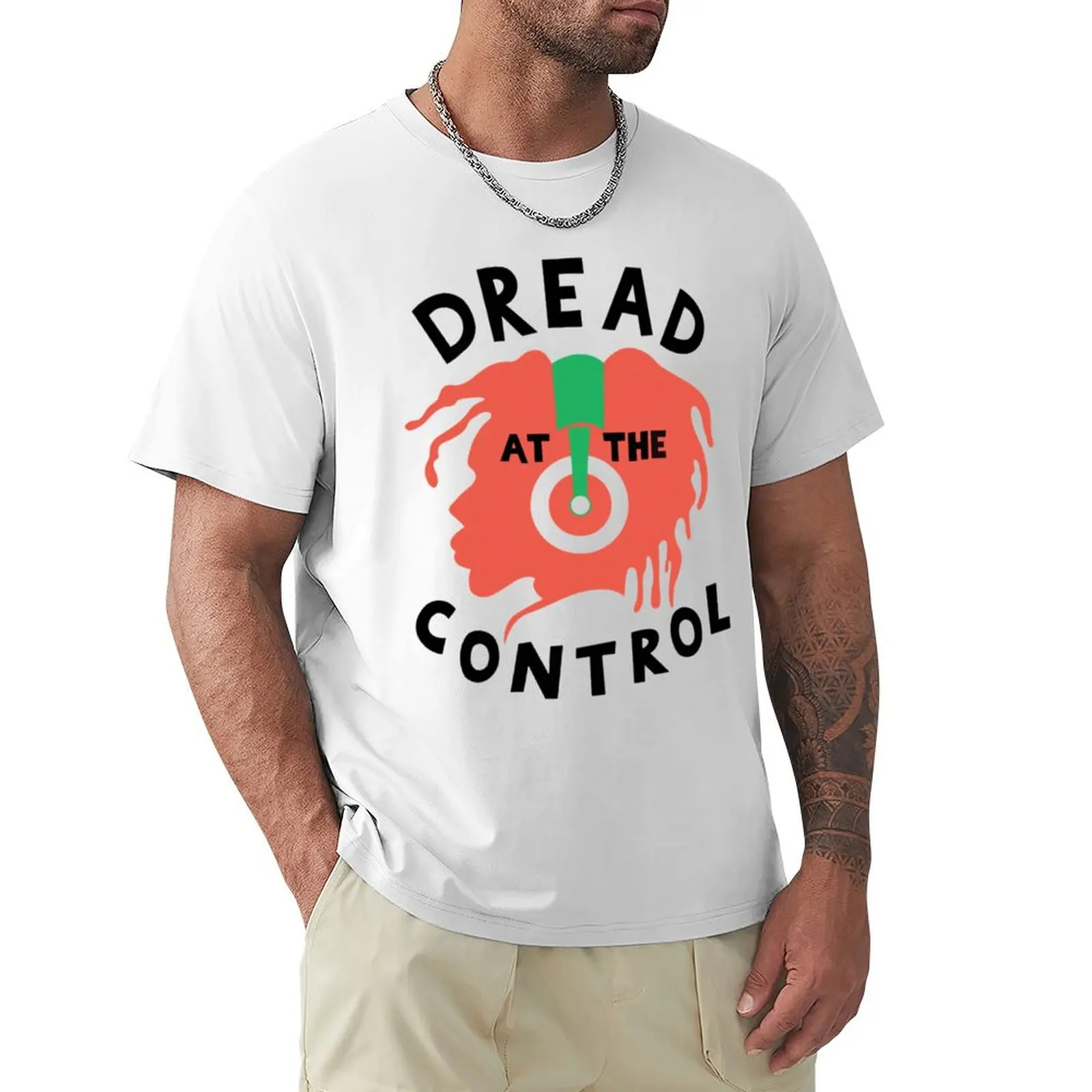 

DREAD AT THE CONTROL - Mikey Dread as worn by Joe Strummer T-shirt Short sleeve tee vintage clothes men t shirt