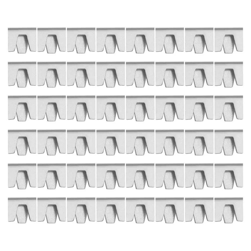 

50Pcs Wire Cage Clips Iron Fence Panel Buckles Strong Clamp for Bird Rabbit Dog Cat Cage Building Repair Bird Metal Clips