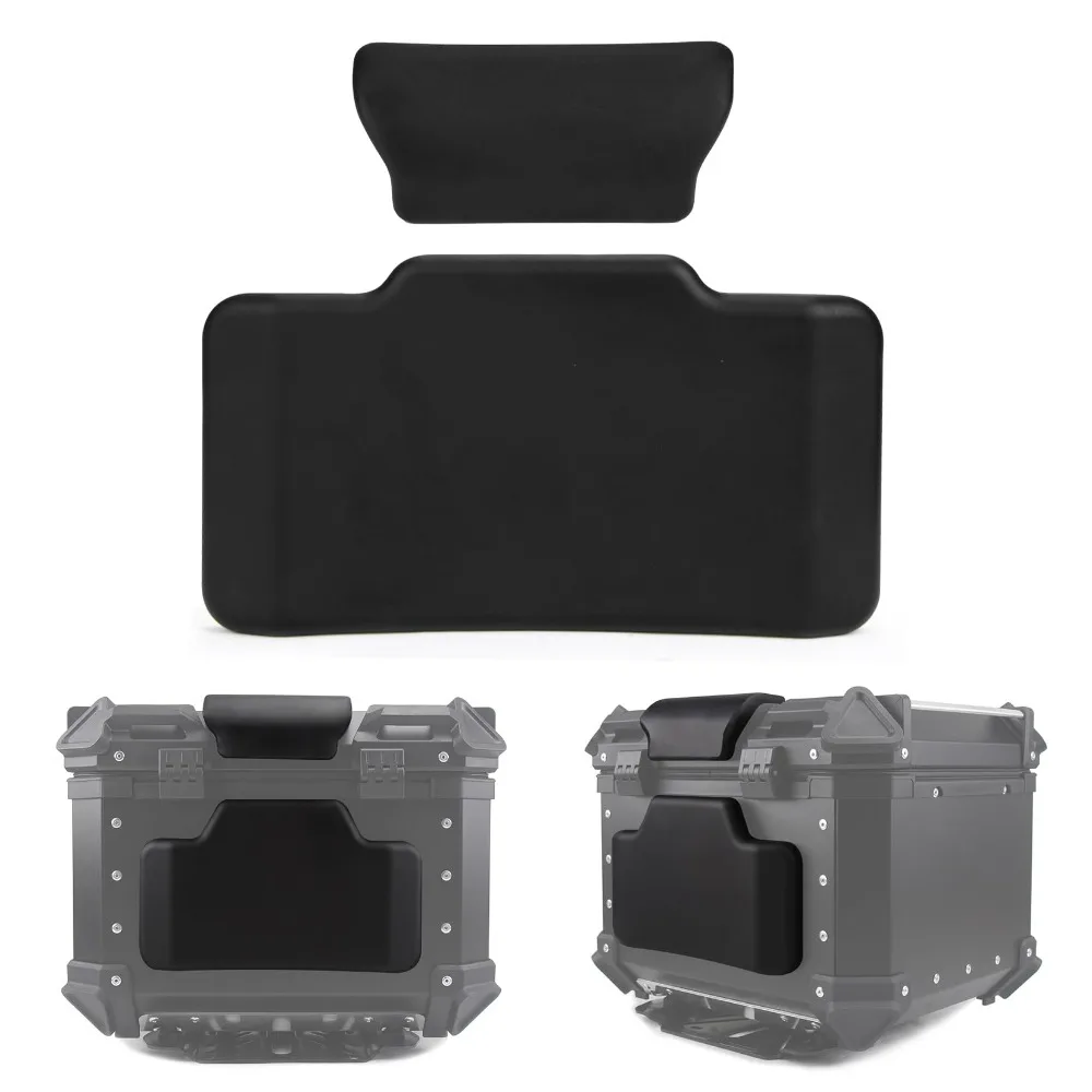 Motorcycle Top Box Back Support Cushion Bike Back Box Luggage Case Universal Backrest(50L Suitcase)