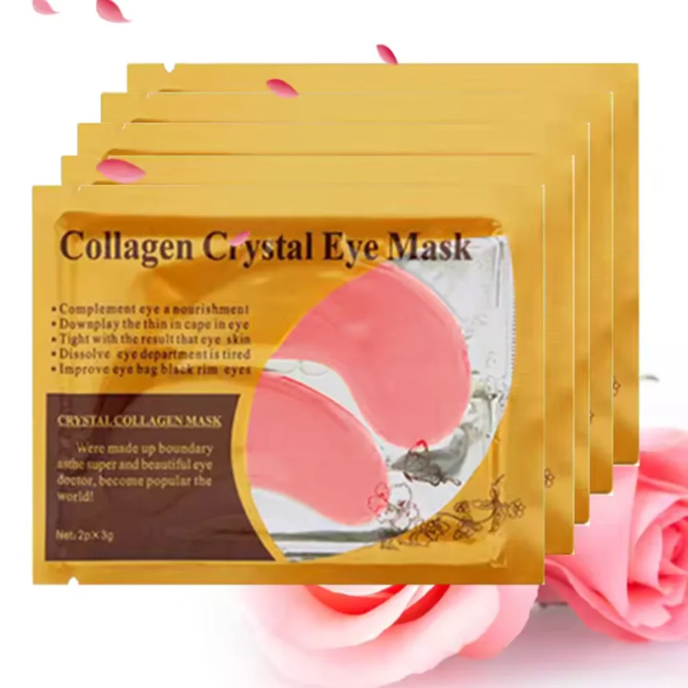 10Pairs Gold Collagen Crystal Eye Mask skincare Eye Patches Firming Moisturizing Nourishing Eye Skin Care Products