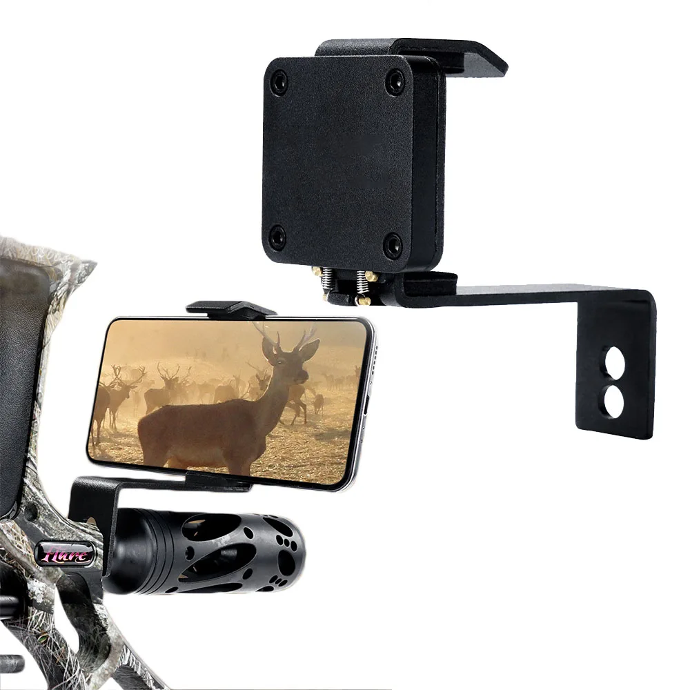 Bow Phone Mount ， Video Archery Hunting Moment Outdoor ，Compound Bow Hunting Phone Bracket