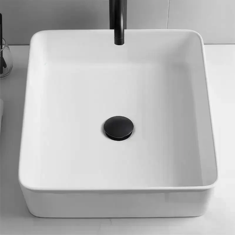 

Silver Chrome Basin Waste Sink Plug 66mm PopUp Cap Click Clack Push Button Replacement Part For Bathroom Sink Drain Stopper