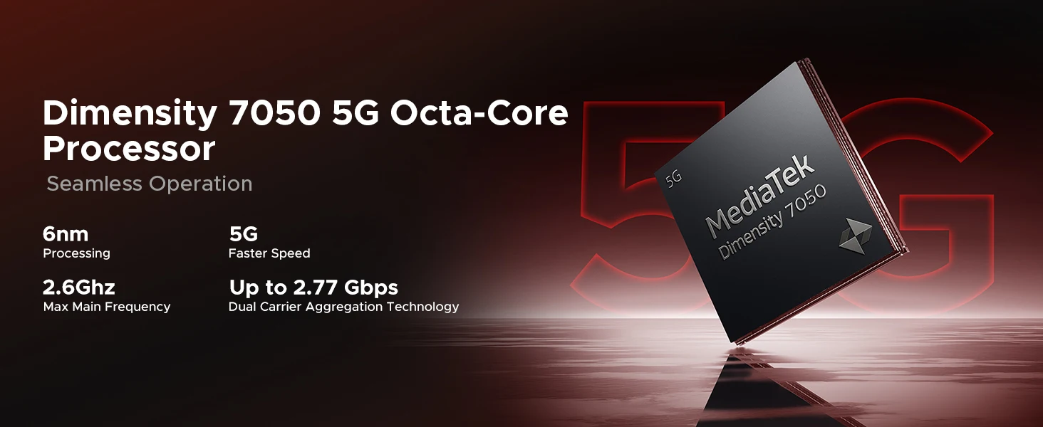 DOOGEE Blade20 Play 5G Rugged Phone Dimensity 7050 6.6'' Gemini Al 125dB Speaker 10300mAh Battery NFC Android 15 Mobile Phone