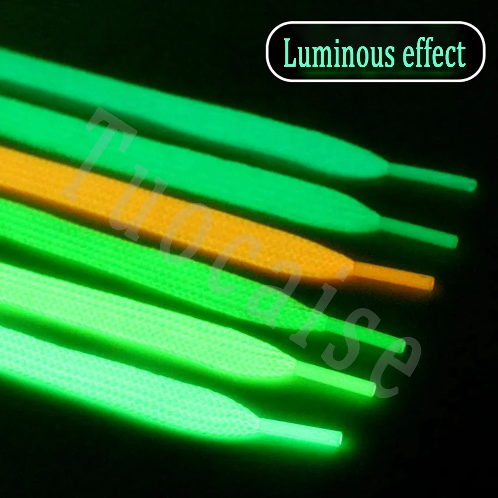 Luminous Shoelaces Men Women Sports Shoes Laces Runner Shoelace Glow In The Dark Night Classic Shoestrings Reflective Shoe Laces