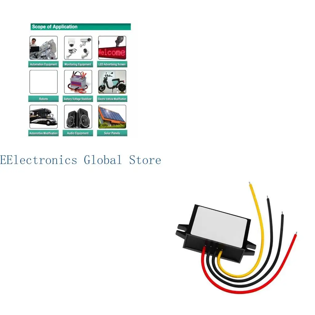 462B Solar Related Power Module with 24V Output, 30V-90V Input Unit and Covered Housing for Lighting Control Installations