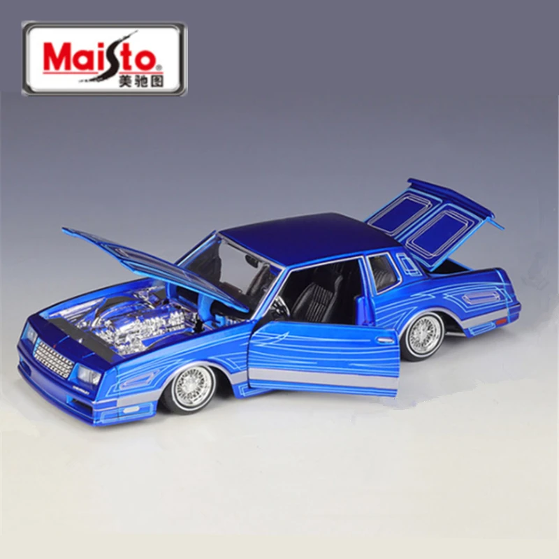 

Maisto 1:24 1986 Chevrolet Monte Carlo SS Alloy Sports Car Model Diecast Metal Racing Car Vehicle Model Simulation Kids Toy Gift