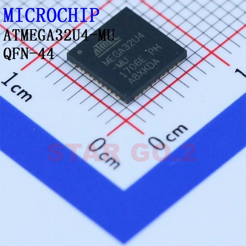 

5PCSx ATMEGA32U4-MU QFN-44 MICROCHIP Microcontroller