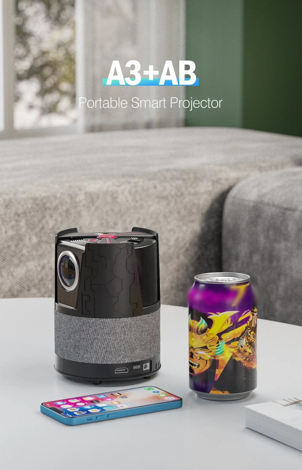 Popular   Mini Smart Android High Lumens Native 1080p Full HD 4K Projectors