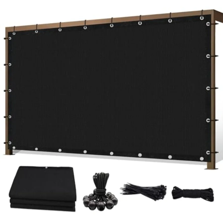 

Тент-затенитель 3х3 м (90% защита от солнца) для уличных патио, пергол, террас, веранд, с защитой от УФ-лучей, для создания зоны приватности