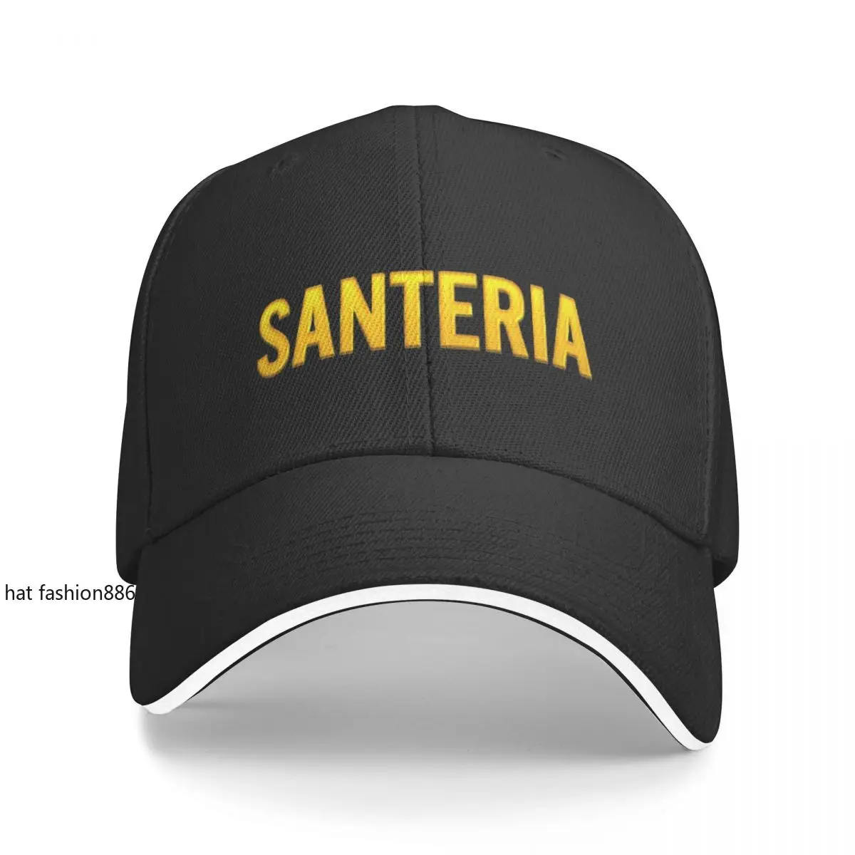 Golden Santeria Letters Summer Baseball Caps For Mens High-end Male Beach Sun Hat Hip Hop Trucker Cap