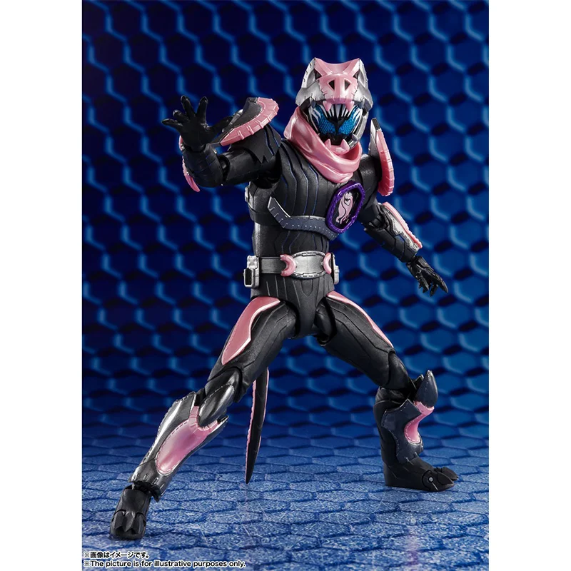 Bandai S.H.Figuarts Kamen Rider Vice Rex Genome 16Cm Anime Original Action Figure Model Children's Toy Birthday Gift Collection