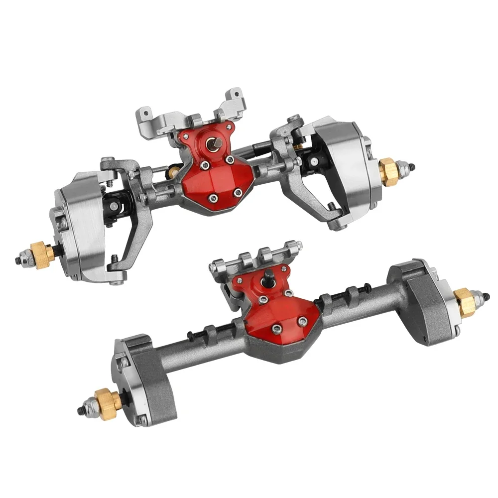 New Upgraded Aluminum Alloy Front Rear Portal Axle for 1/24 RC Axial SCX24 C10 90081 AXI00002 AX24 Ford Bronco AXI00005 Part