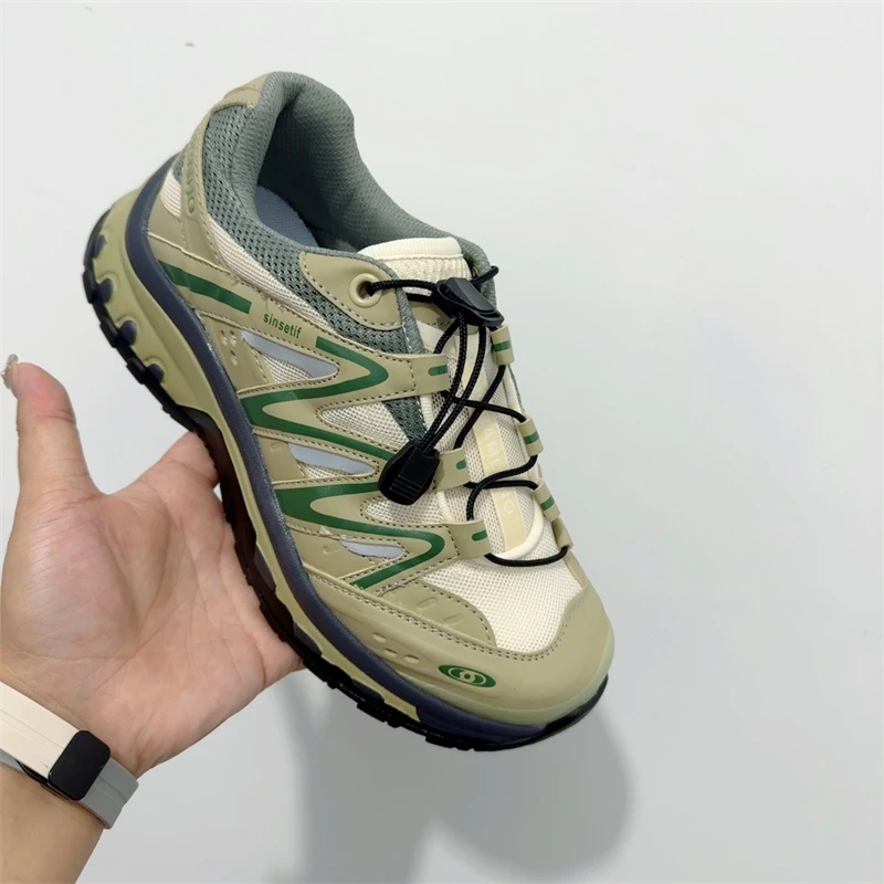 2024 desain baru wanita Hiking Sneakers bulat renda buatan tangan wanita Sneakers kasual pria ukuran besar 35-45 Fashion Buty Damskie