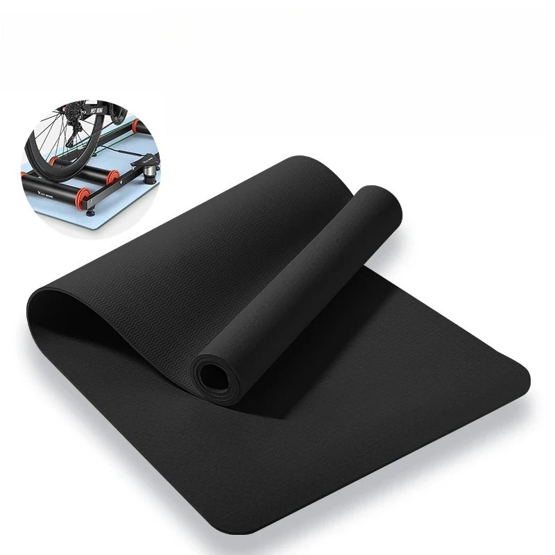 Sports Yoga Mat Anti-slip Soft Home Fitness Exercise Mat Thicken Shock Absorb Cycling Training Mat Bike Accessories