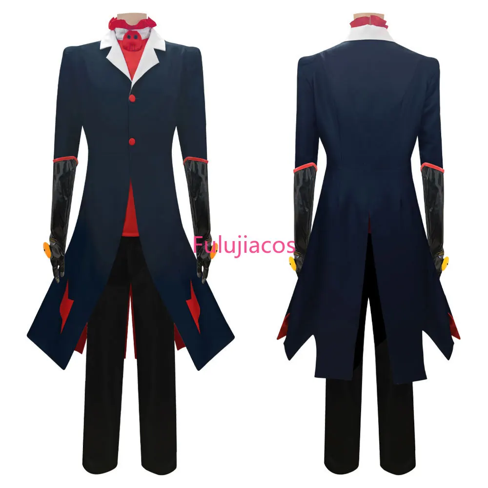 

Fulujiacos Moxxie Cosplay Costume Helluva Boss Uniform Anime Adult Outfit
