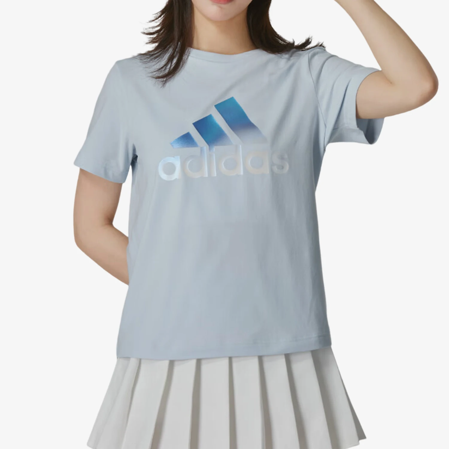 

Adidas Official Genuine New Women's Classic Breathable Casual Sport Short Sleeve T-Shirt IM8887