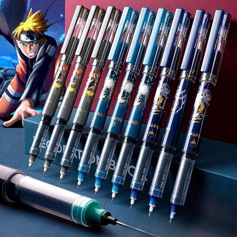 NARUTO Uchiha Sasuke Uzumaki Naruto Cartoon Neutraler Flüssigstift Schnelltrocknender Signaturstift Exquisites Feiertagsgeschenk Großhandel – Detail 4
